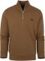 Fred Perry Camel Sweater Half Zip Sweatshirt - Thumbnail 4