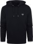 FRED PERRY Heren Truien & Vesten Tipped Hooded Sweatshirt Donkerblauw - Thumbnail 6
