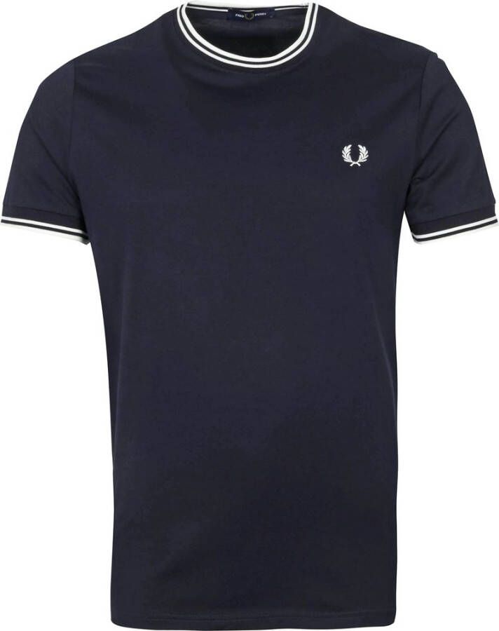 Fred Perry T-shirt Korte Mouw TWIN TIPPED T-SHIRT - Foto 2