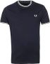 Fred Perry T-shirt Korte Mouw TWIN TIPPED T-SHIRT - Thumbnail 2