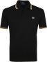Fred Perry Originele Polo met Dubbele Streep Black Heren - Thumbnail 1