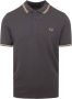 Fred Perry Crème Twin Tipped Polo T-shirts en Polos Beige Heren - Thumbnail 3