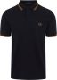 Fred Perry Klassieke katoenen polo met dubbele streep Blauw Heren - Thumbnail 1