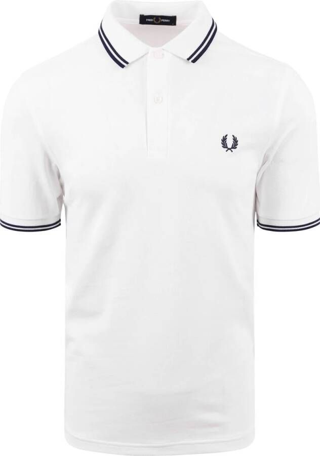 Fred Perry Polo M3600 Wit S06