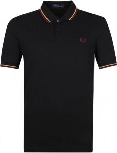Fred Perry Zwarte Polo Twin Tipped Pred Perry Shirt