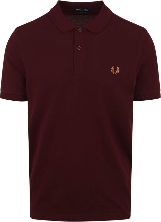 Fred Perry Polo M6000 Effen Bordeaux