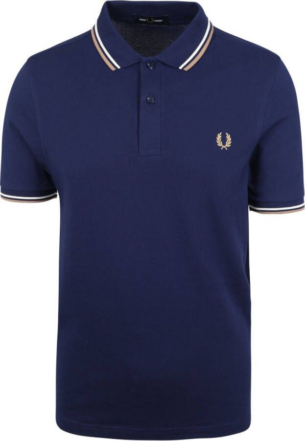 Fred Perry Klassieke Katoenen Polo Blauw Heren