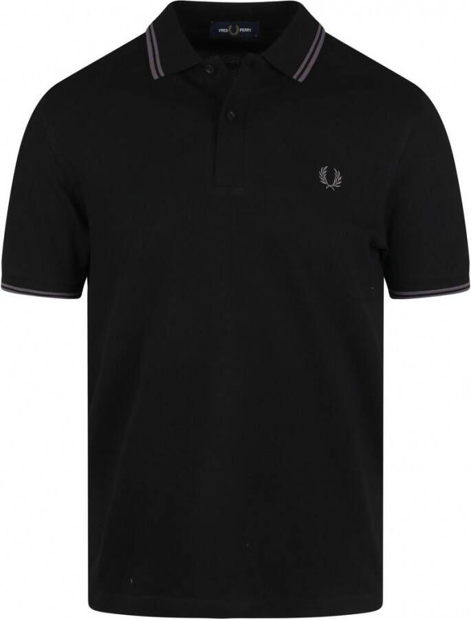 Fred Perry Polo Zwart P32