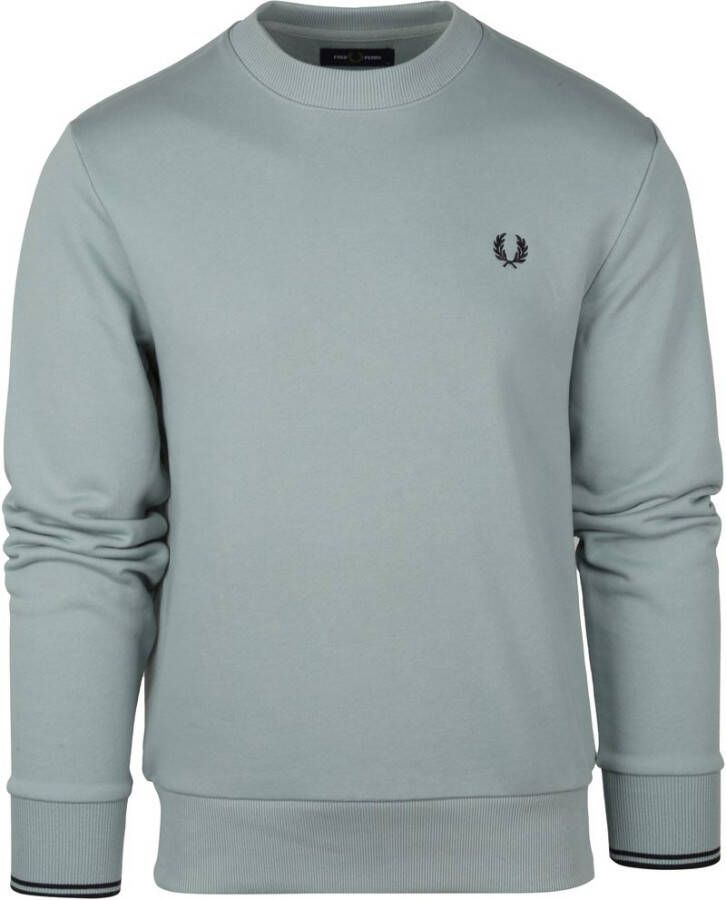 Fred Perry Sweater Logo Lichtblauw