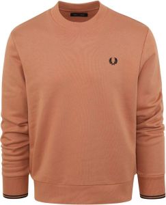 Fred Perry Sweater Logo Oranje Heren