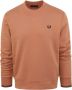 Fred Perry Sweater Logo Oranje Heren - Thumbnail 1