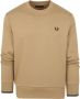 Fred Perry Camel Sweater Crew Neck Sweatshirt - Thumbnail 2