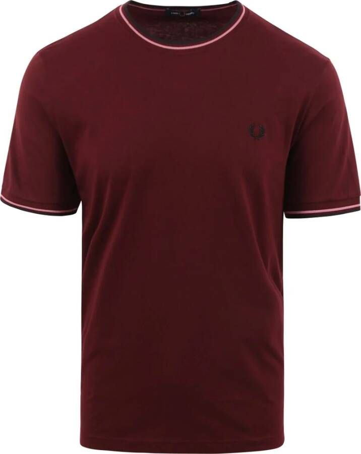 Fred Perry T-shirt Bordeaux