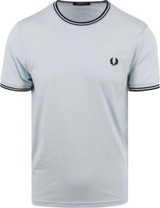 Fred Perry T-shirt met logo light ice