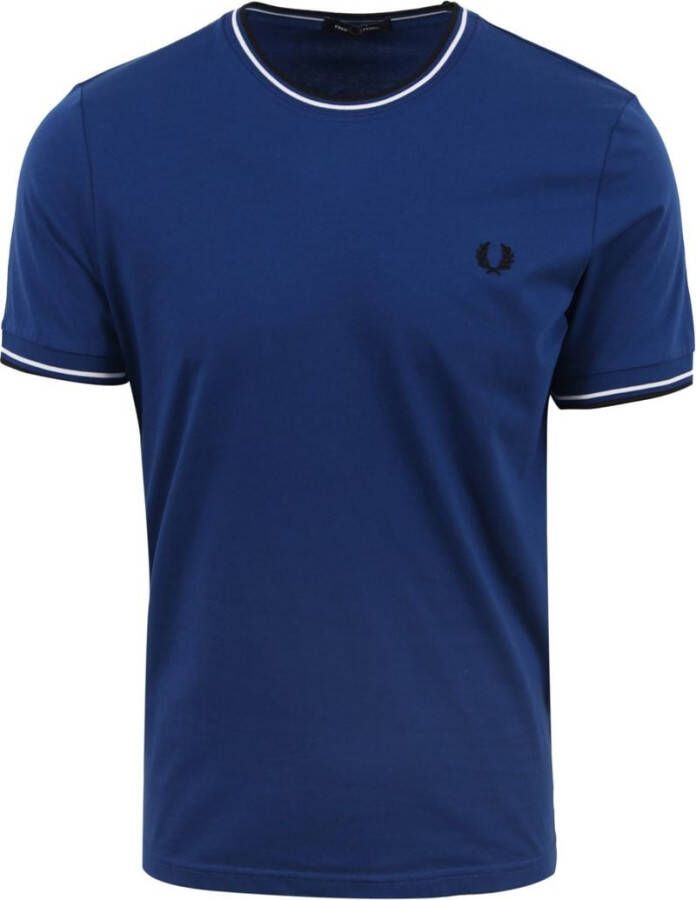Fred Perry T-shirt M1588 Mid Blauw