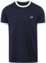 Fred Perry Taped Ringer Shirt Heren - Thumbnail 1