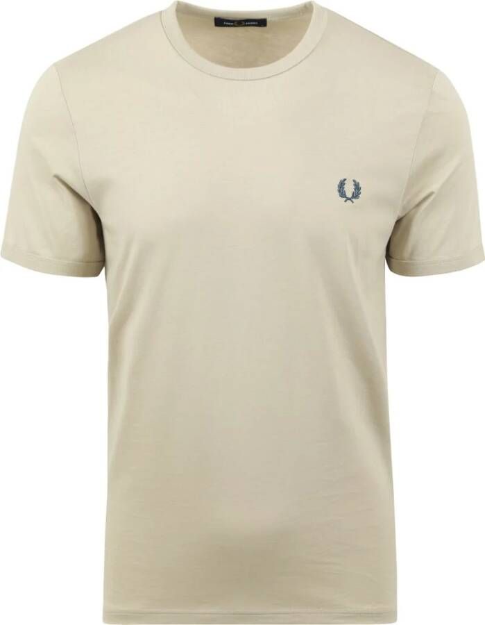 Fred Perry T-Shirt Ringer M3519 Lichtbeige