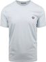 FRED PERRY Heren Polo's & T-shirts Ringer T-shirt Lichtblauw - Thumbnail 4
