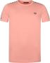Fred Perry Roze T-shirt Taped Ringer T-shirt - Thumbnail 2
