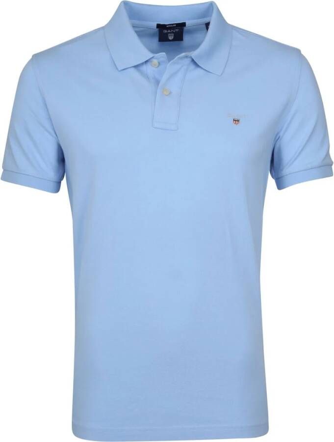 Gant Basic Poloshirt Lichtblauw