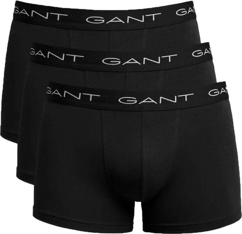 Gant 3-pack logo bokser briefs Zwart Heren