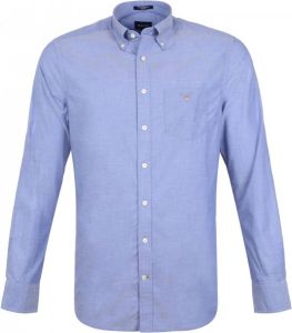 Gant Casual Overhemd Broadcloth Lichtblauw