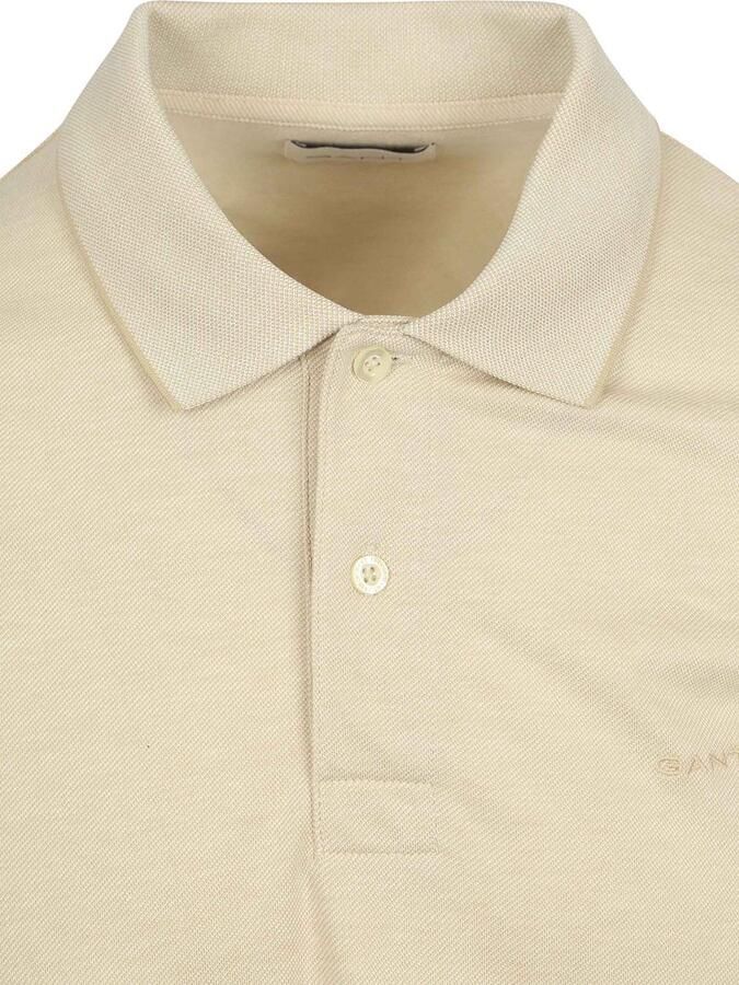 Gant 2Tone Piqué Poloshirt Ecru - Foto 4