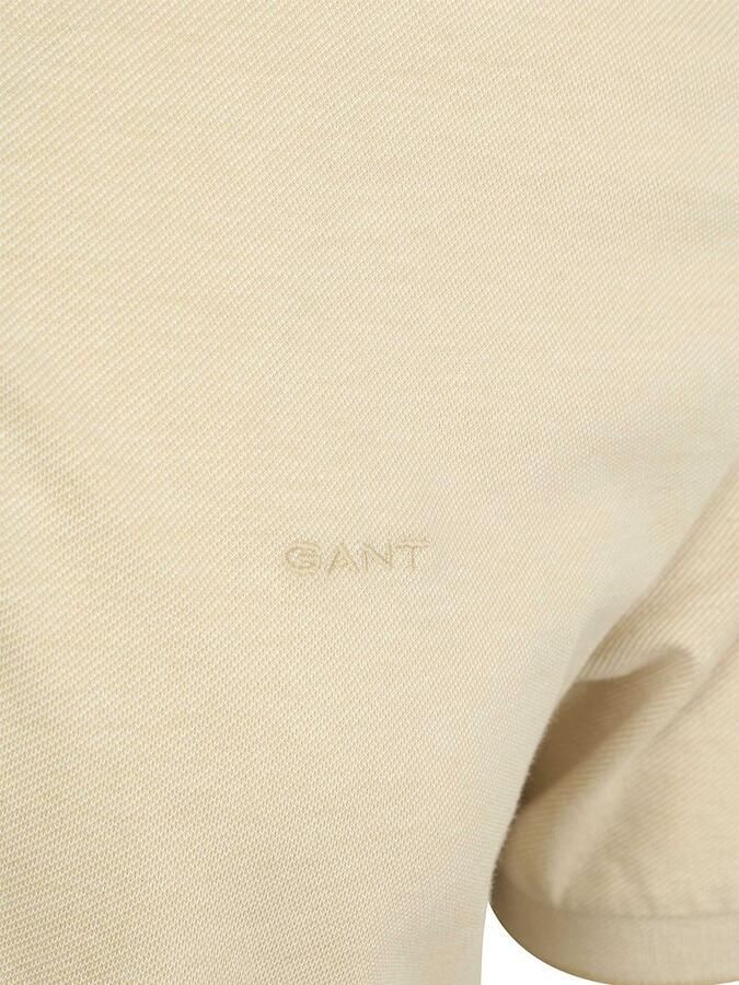 Gant 2Tone Piqué Poloshirt Ecru - Foto 5