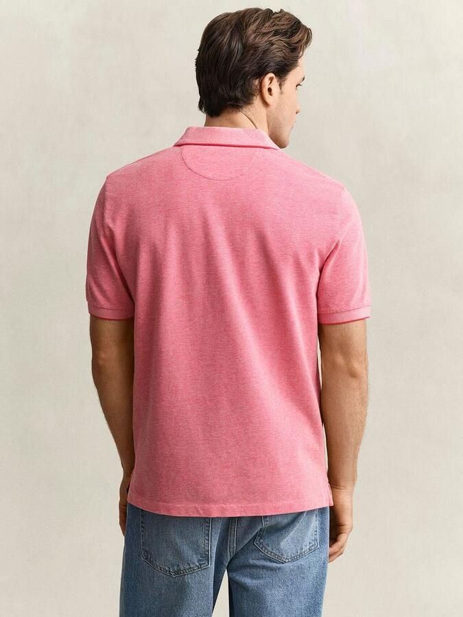 Gant 2Tone Piqué Poloshirt Rood - Foto 3