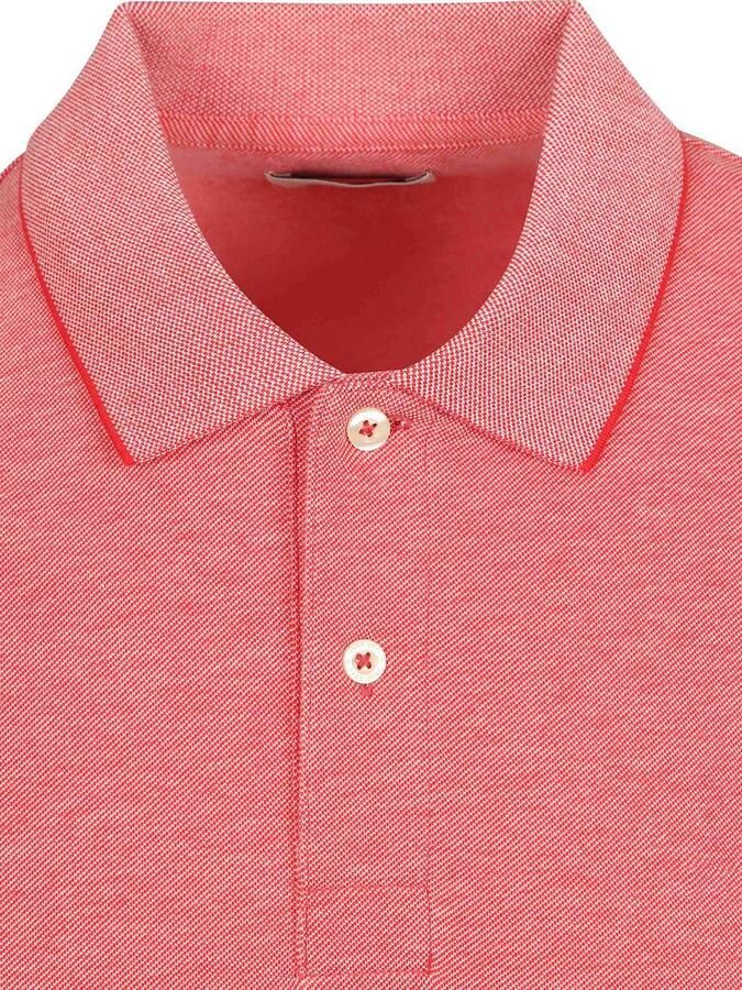 Gant 2Tone Piqué Poloshirt Rood - Foto 4