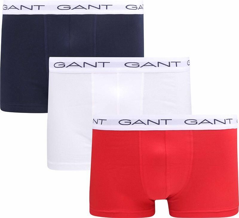 Gant Boxershort met logostitching in een set van 3 stuks