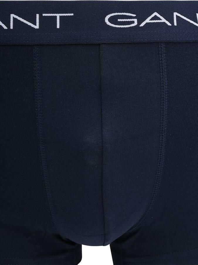 Gant Boxers Boxershorts Trunk 3-Pack Navy - Foto 3