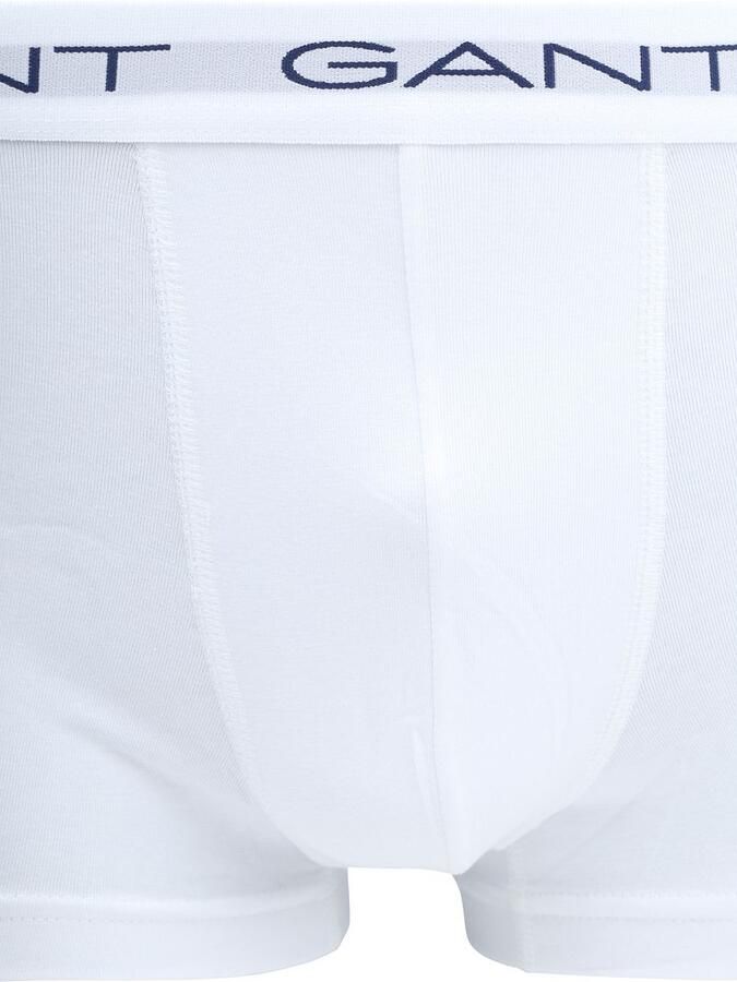 Gant Boxershorts Trunk 3-Pack Wit - Foto 3
