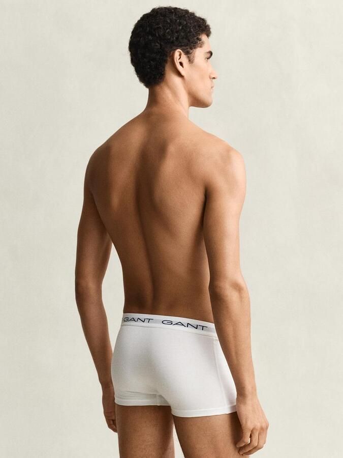 Gant Boxershorts Trunk 3-Pack Wit - Foto 2