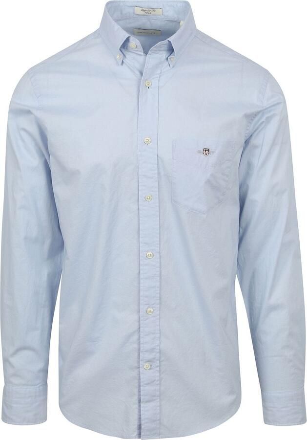 Gant Overhemd met lange mouwen Regular fit poplin overhemd licht slijtvast easy care - Foto 5