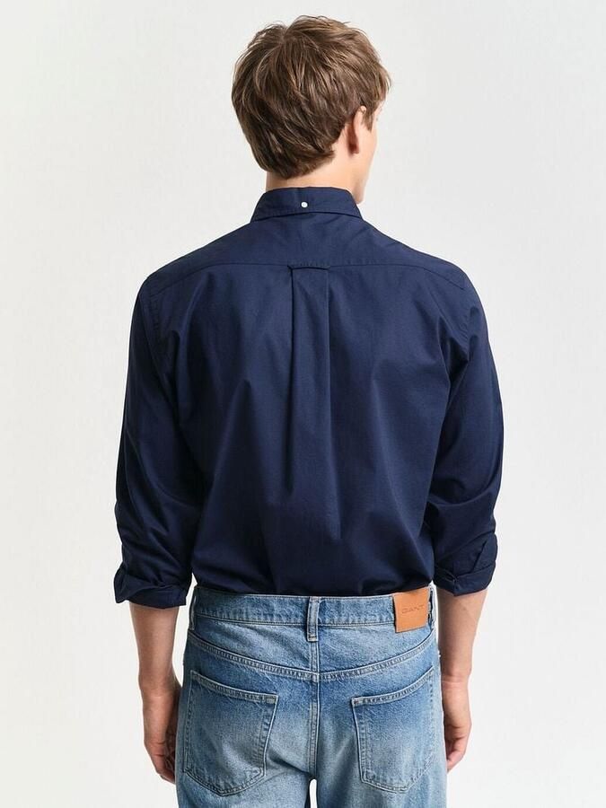Gant Overhemd met lange mouwen Regular fit poplin overhemd licht slijtvast easy care - Foto 5