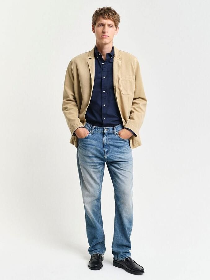 Gant Overhemd met lange mouwen Regular fit poplin overhemd licht slijtvast easy care - Foto 4