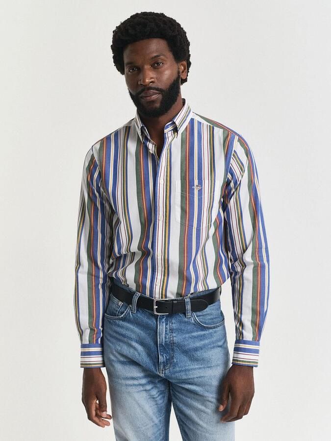 Gant Casual Overhemd Streep Multicolour - Foto 3