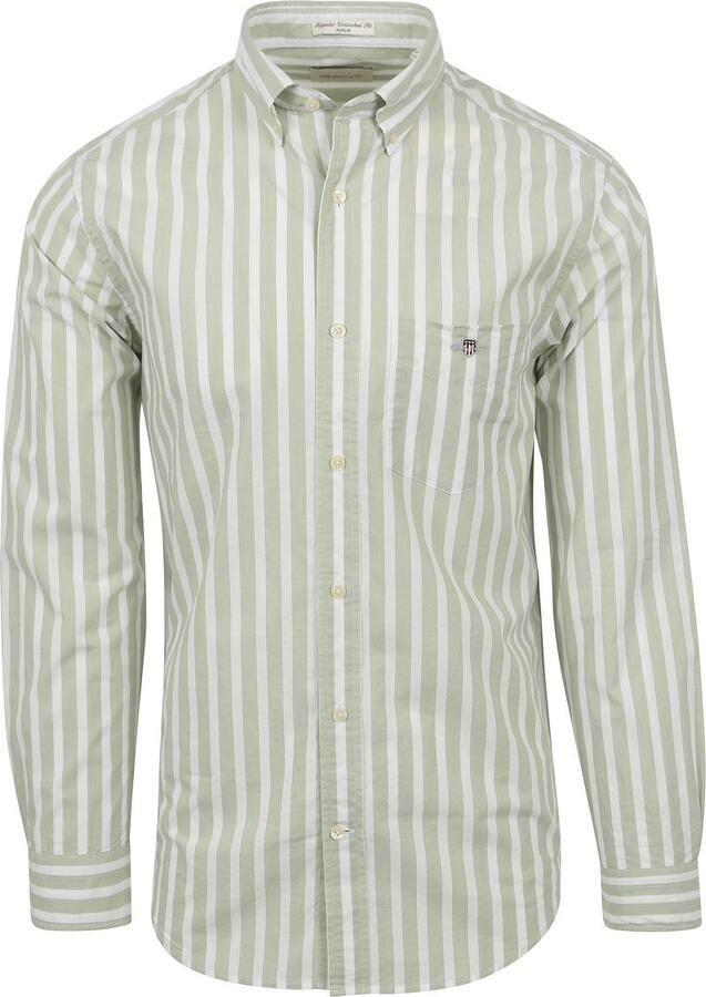 Gant Overhemd met lange mouwen REG WIDE POPLIN STRIPE SHIRT