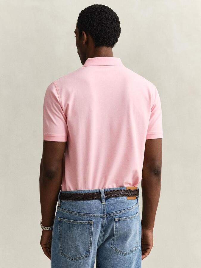 Gant Poloshirt REG CONTRAST PIQUE SS RUGGER met contrastkleurige inzetten - Foto 5