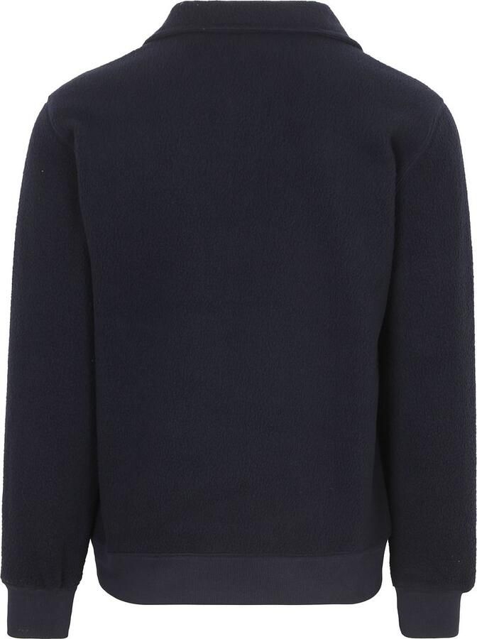 Gant Halfzip Trui Fleece Navy - Foto 5