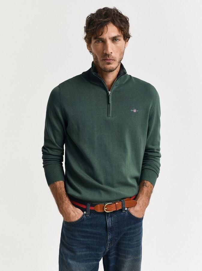 Gant Regular fit pullover in gebreide look van zuiver lamswol