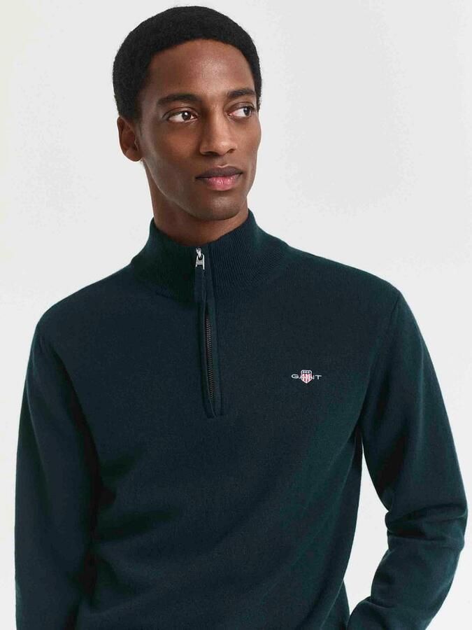 Gant Regular fit pullover in gebreide look van zuiver lamswol