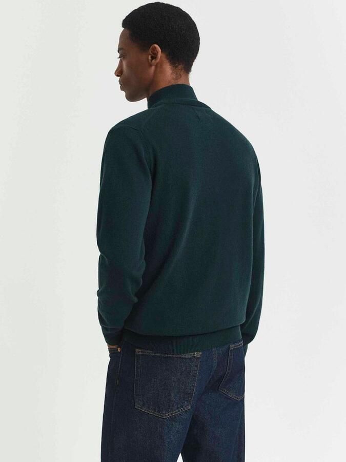 Gant Regular fit pullover in gebreide look van zuiver lamswol - Foto 2