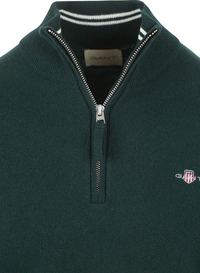 Gant Regular fit pullover in gebreide look van zuiver lamswol - Foto 4