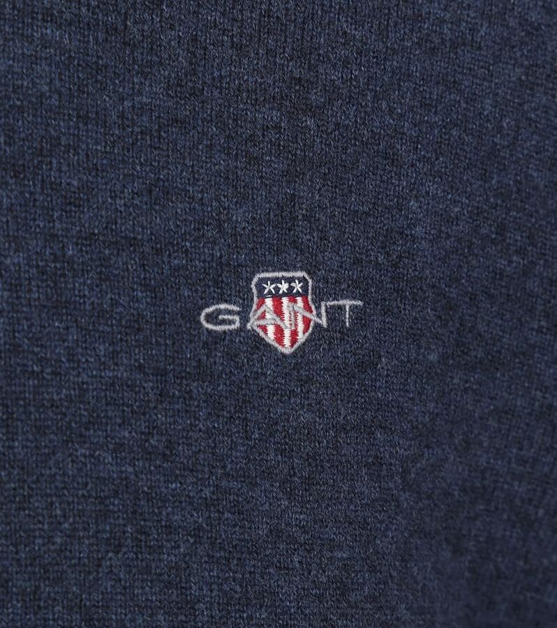 Gant Regular fit pullover in gebreide look van zuiver lamswol
