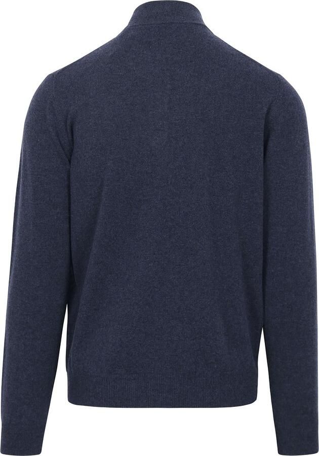 Gant Regular fit pullover in gebreide look van zuiver lamswol - Foto 2