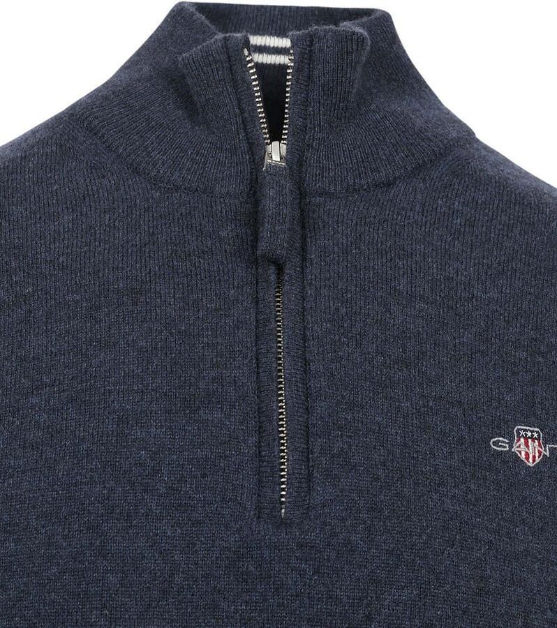 Gant Regular fit pullover in gebreide look van zuiver lamswol - Foto 2