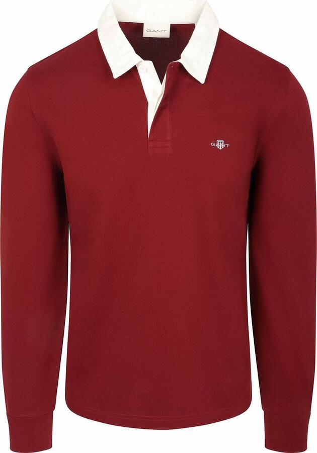 Gant Heavy Rugger Polo Piqué Rood