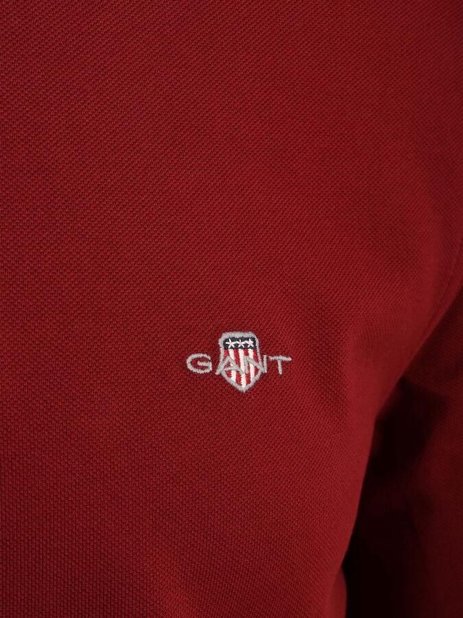 Gant Heavy Rugger Polo Piqué Rood - Foto 2